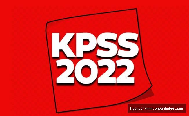 2022 KPSS'de Yeni Takvim Belli Oldu
