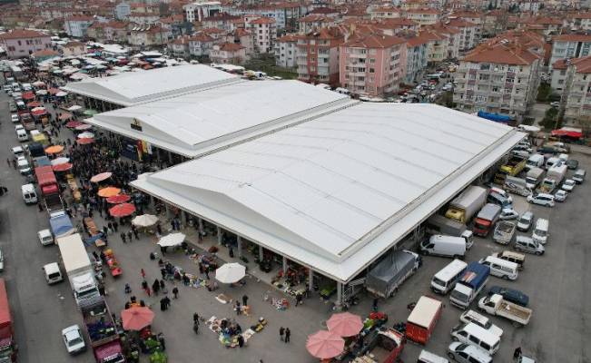 Konya Akşehir’in 'kapalı pazar yeri' açıldı